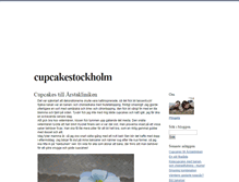 Tablet Screenshot of cupcakestockholm.blogg.se