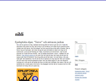 Tablet Screenshot of nihli.blogg.se
