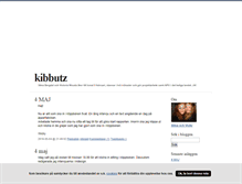 Tablet Screenshot of kibbutz.blogg.se