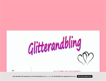 Tablet Screenshot of glitterandbling.blogg.se