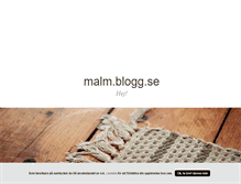 Tablet Screenshot of malms.blogg.se