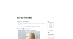 Desktop Screenshot of darchokolad.blogg.se
