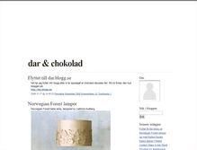 Tablet Screenshot of darchokolad.blogg.se