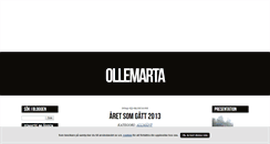 Desktop Screenshot of ollemarta.blogg.se