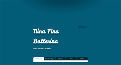 Desktop Screenshot of ninafinaballerina.blogg.se