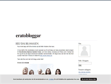 Tablet Screenshot of eratobloggar.blogg.se