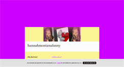 Desktop Screenshot of hannahmontanafanny.blogg.se