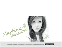 Tablet Screenshot of martinajansson.blogg.se