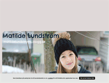 Tablet Screenshot of matildelundstroms.blogg.se