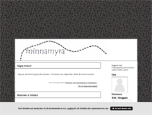 Tablet Screenshot of minnamyra.blogg.se