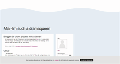 Desktop Screenshot of miahagg.blogg.se