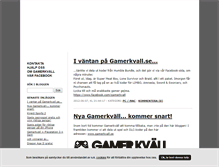 Tablet Screenshot of gamerkvall.blogg.se