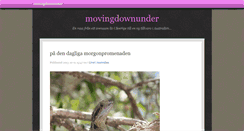 Desktop Screenshot of movingdownunder.blogg.se