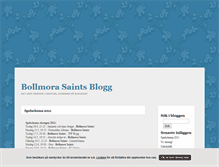 Tablet Screenshot of bollmorasaints.blogg.se