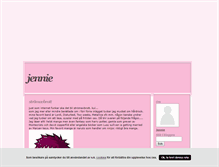Tablet Screenshot of jennie.blogg.se