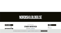 Desktop Screenshot of nordiska.blogg.se