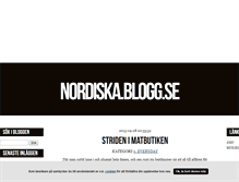 Tablet Screenshot of nordiska.blogg.se