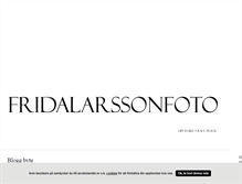 Tablet Screenshot of fridalarssonfoto.blogg.se