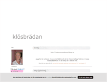 Tablet Screenshot of klosbradans.blogg.se