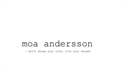 Desktop Screenshot of moooaandersson.blogg.se