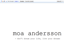 Tablet Screenshot of moooaandersson.blogg.se