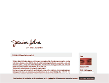 Tablet Screenshot of joacimholm.blogg.se