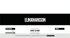 Desktop Screenshot of elinjohansson.blogg.se