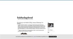 Desktop Screenshot of fodelsedagsbrud.blogg.se