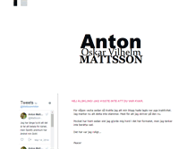 Tablet Screenshot of antonm.blogg.se