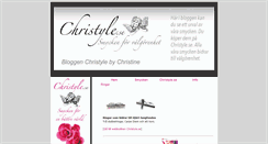 Desktop Screenshot of christylebychristine.blogg.se