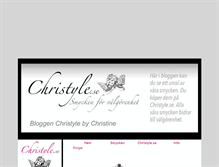 Tablet Screenshot of christylebychristine.blogg.se