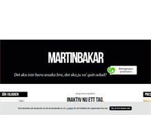 Tablet Screenshot of martinbakar.blogg.se