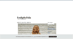 Desktop Screenshot of fyndigtbyfrida.blogg.se