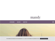 Tablet Screenshot of mandyslife.blogg.se