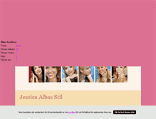 Tablet Screenshot of jessicaalbasstil.blogg.se