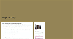 Desktop Screenshot of crapcrapcrap.blogg.se