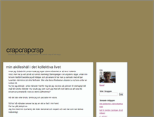 Tablet Screenshot of crapcrapcrap.blogg.se