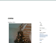 Tablet Screenshot of coma.blogg.se