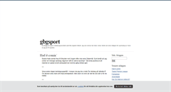 Desktop Screenshot of gbgsport.blogg.se