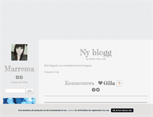 Tablet Screenshot of marrema.blogg.se