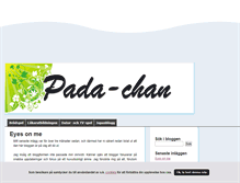 Tablet Screenshot of padachan.blogg.se