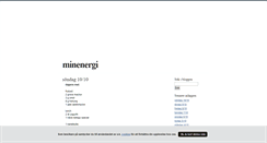 Desktop Screenshot of minenergi.blogg.se