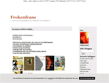 Tablet Screenshot of frokenfrans.blogg.se