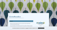 Desktop Screenshot of livetefteralice.blogg.se