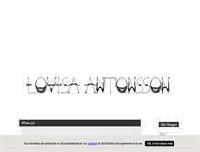 Tablet Screenshot of lovisaantonsson.blogg.se