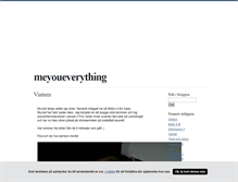 Tablet Screenshot of meyoueverything.blogg.se