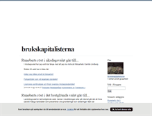 Tablet Screenshot of brukskapitalisterna.blogg.se
