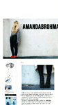 Mobile Screenshot of amandabrohman.blogg.se