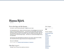 Tablet Screenshot of bjorkaloge.blogg.se