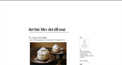 Desktop Screenshot of detharblevdettillmat.blogg.se